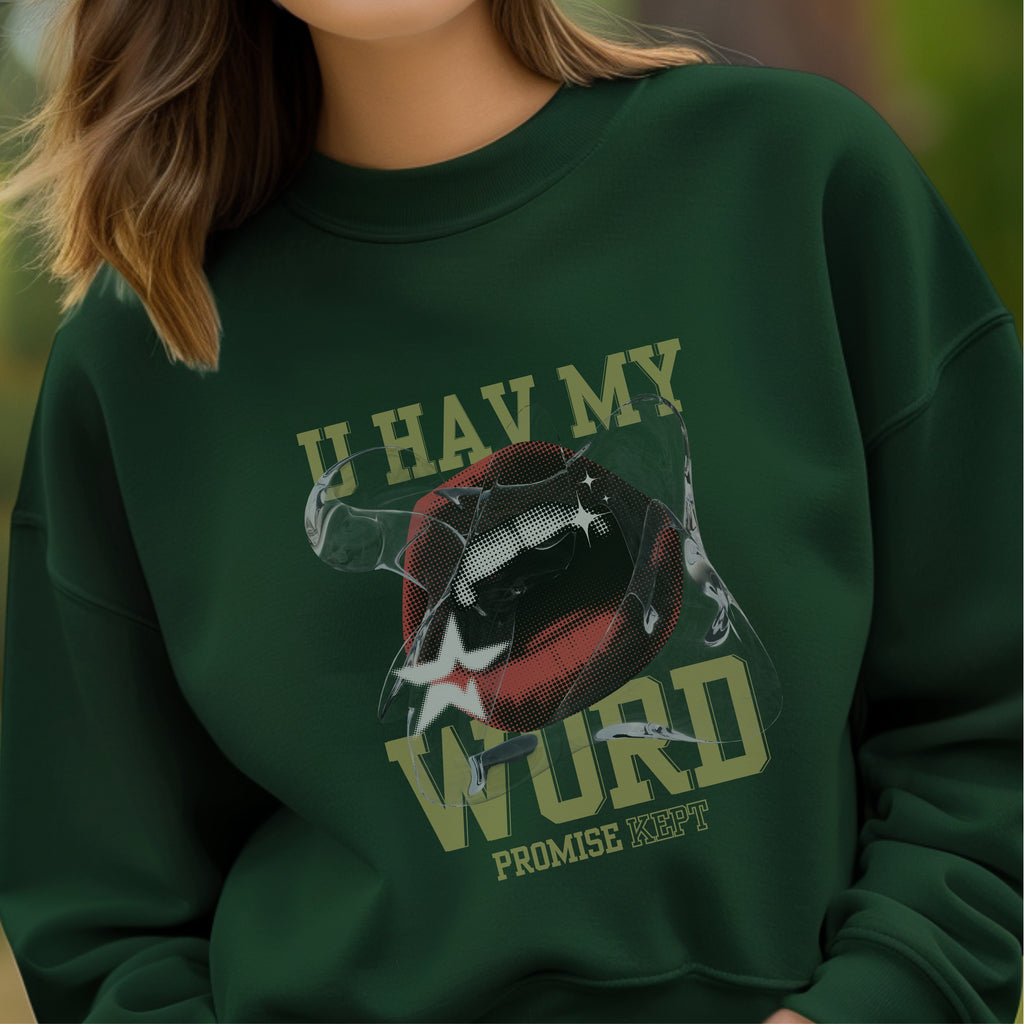 U Hav My Word Promise Kept - Astronaut Integrity Commitment Trust Statement Artwork