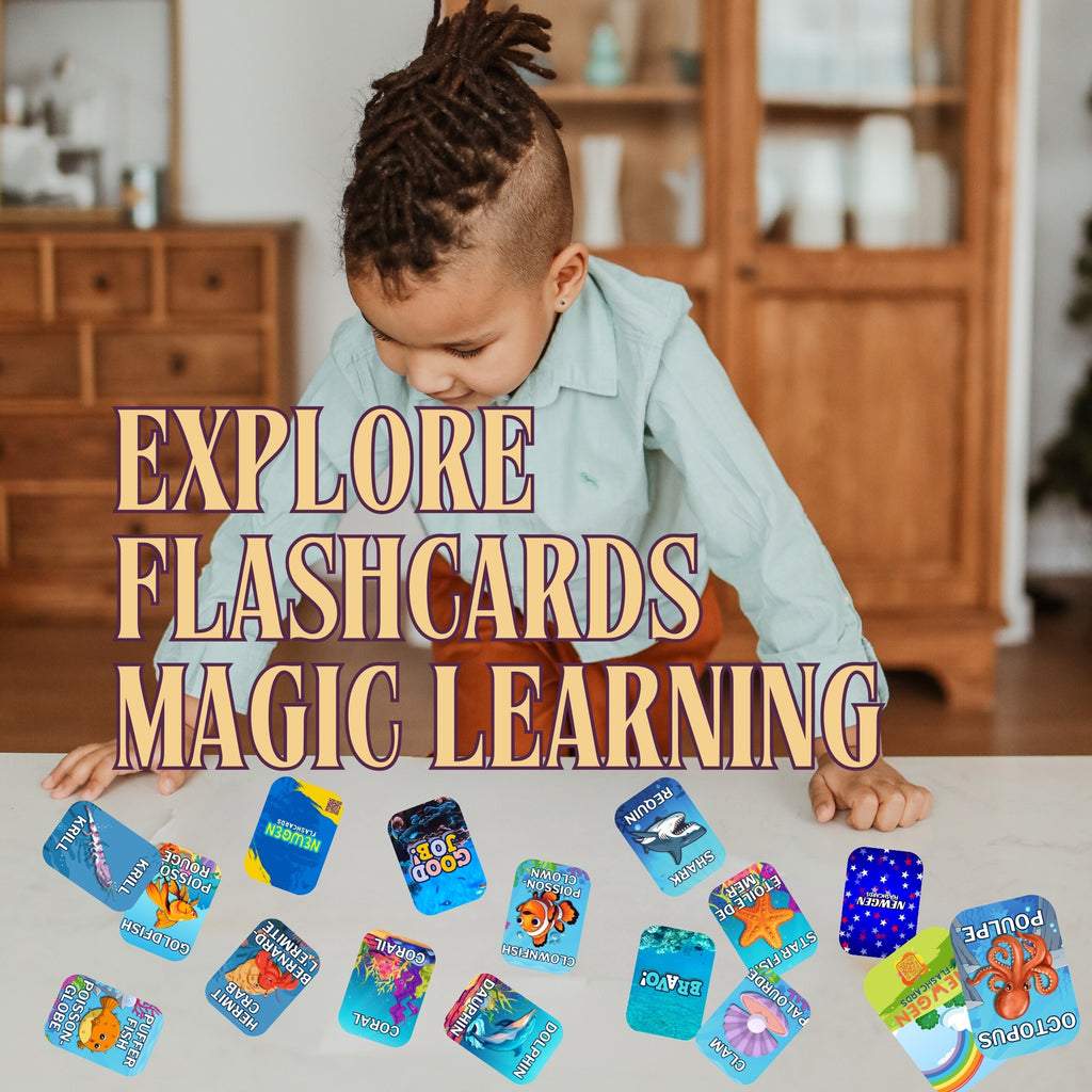 Sea Creatures English-French Flashcards