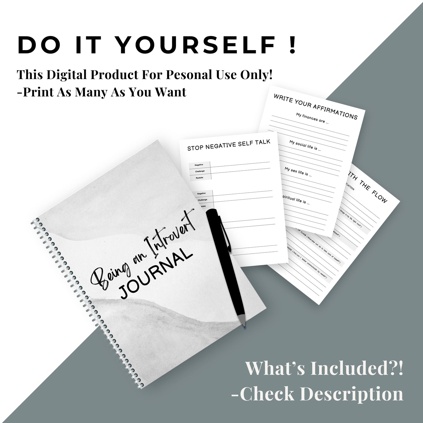 Being an Introvert Journal