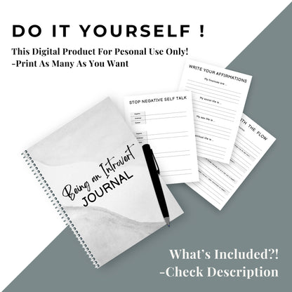 Being an Introvert Journal