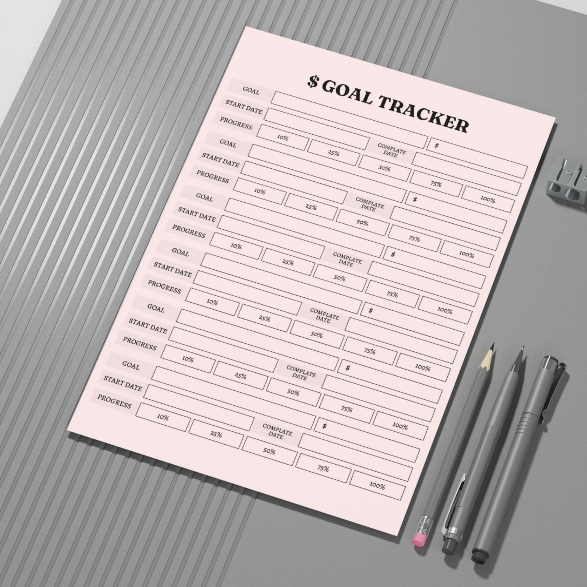 $ Goal Progress Tracker