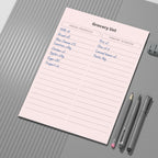 Grocery List PDF Sheet