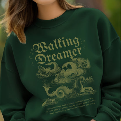 Walking Dreamer - Medieval Gothic Ocean Dreams Action Statement Artwork
