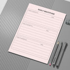 Daily Gratitude Paper Sheet