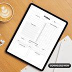 7 Days "Named" Daily Planner