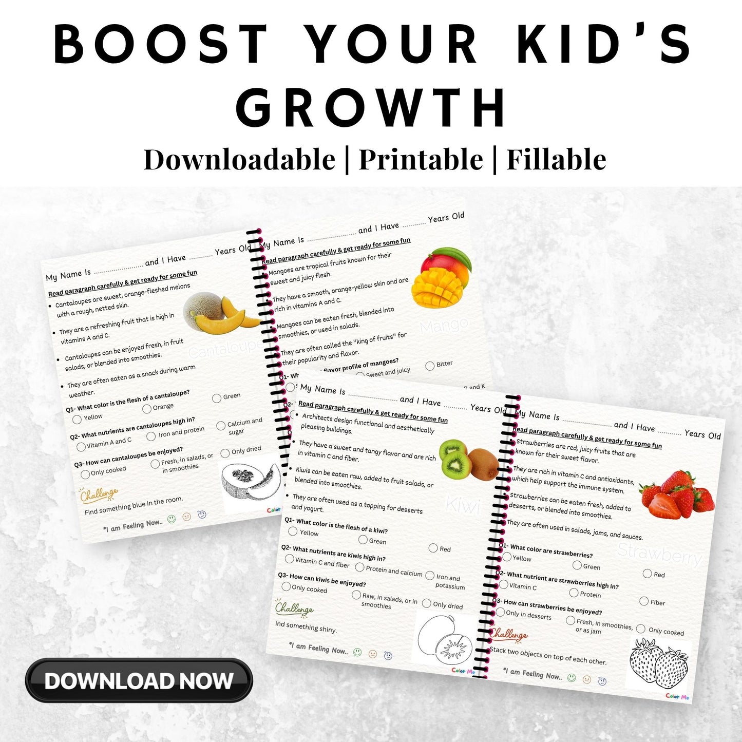 Learn About Fruits & Vegetables V1.