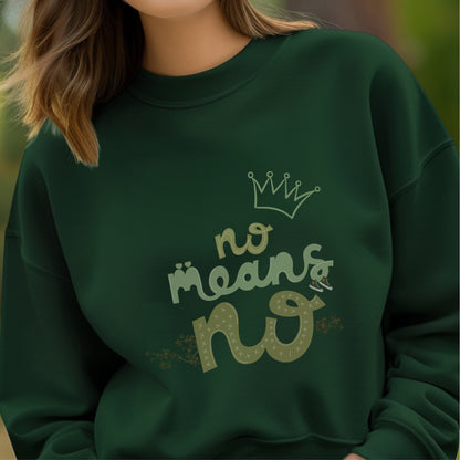 No Means No - Crown Boundary Empowerment Consent Statement Artwork