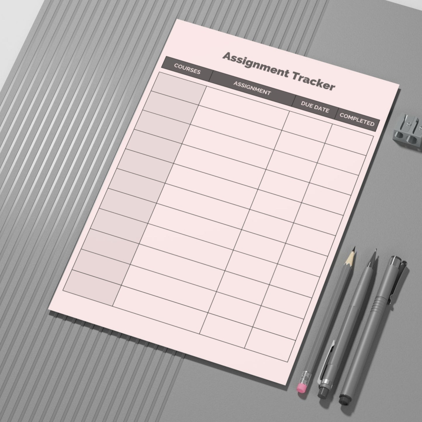 Assignment Tracker PDF