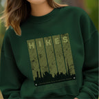 Hikes Adventures Awaits Beyond Fears - Outdoor Exploration Travel Statement Artwork