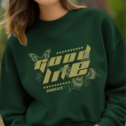 Good Life Embrace It - Y2K Bunny Aesthetic Gratitude Appreciation Statement