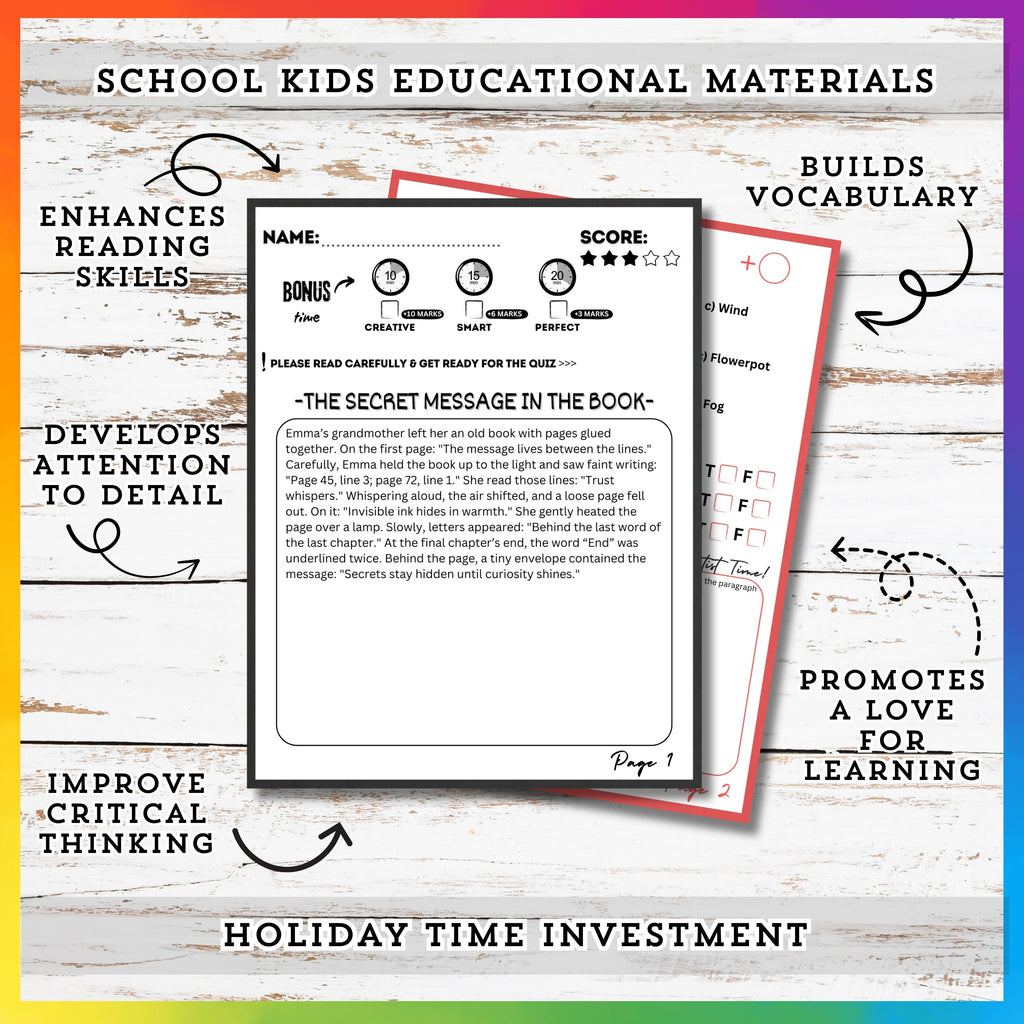 Mystery Reading Stories