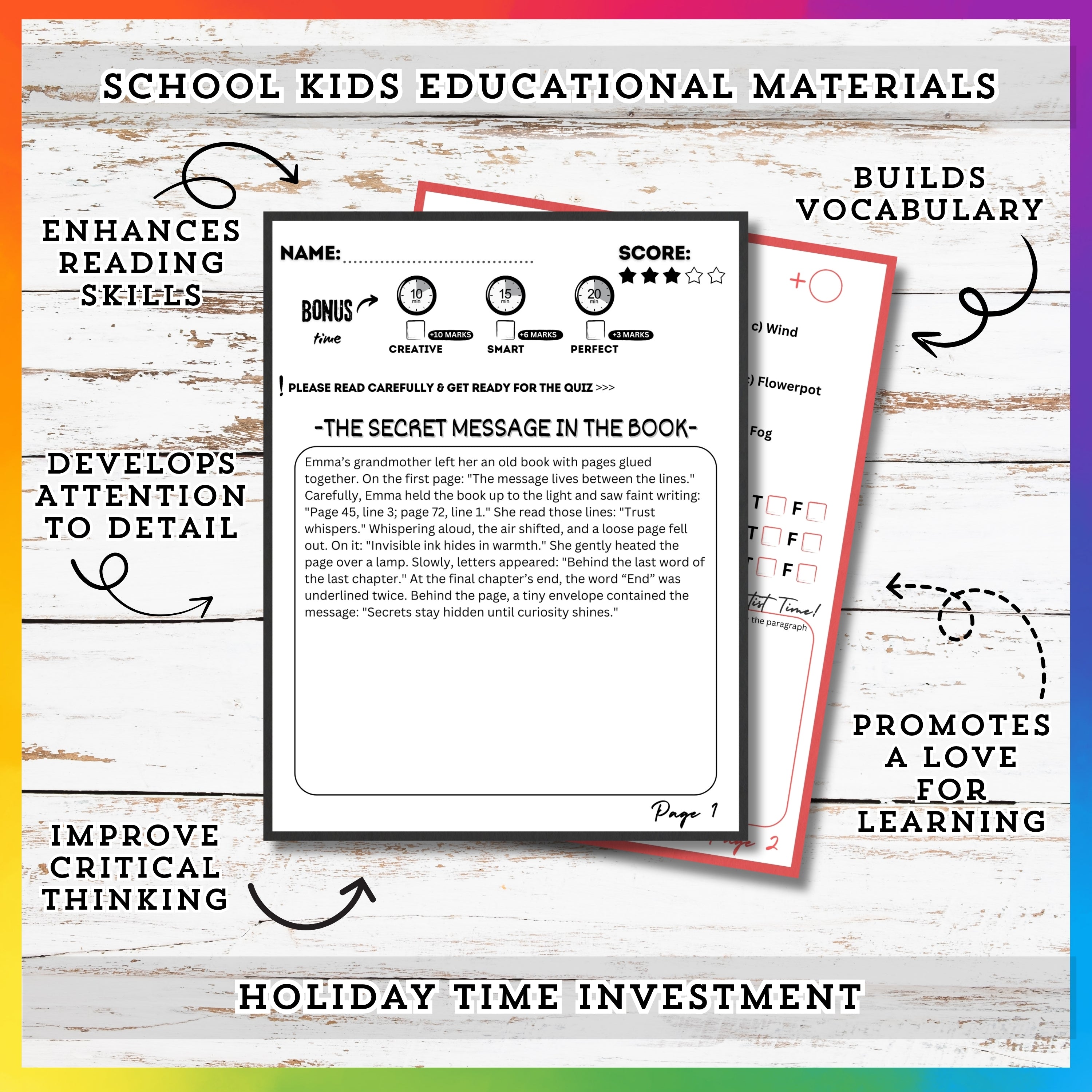 Mystery Reading Stories