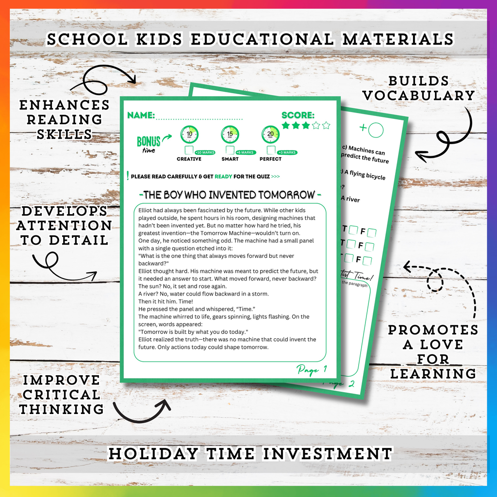 Inventions Reading Stories