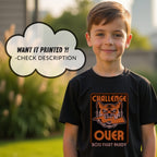Challenge Over Boss Fight Ready - Gaming Motivational Statement Artwork