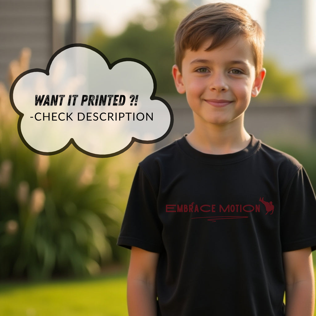 Embrace Motion - Minimalist Action Philosophy Statement Artwork