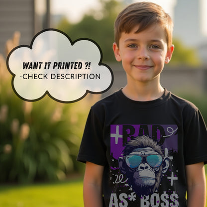 Bad As Boss - Graffiti Monkey Urban Street Statement Artwork