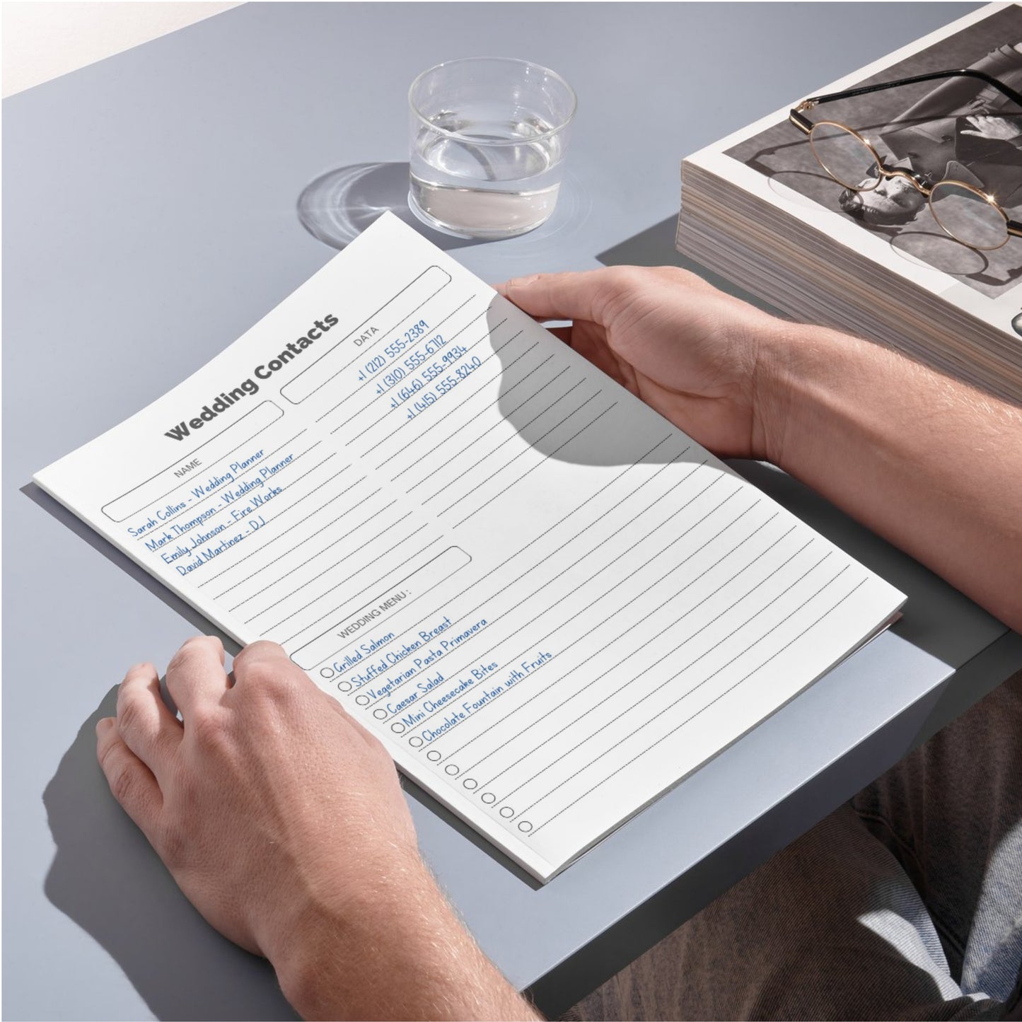 Wedding VIP Contact List