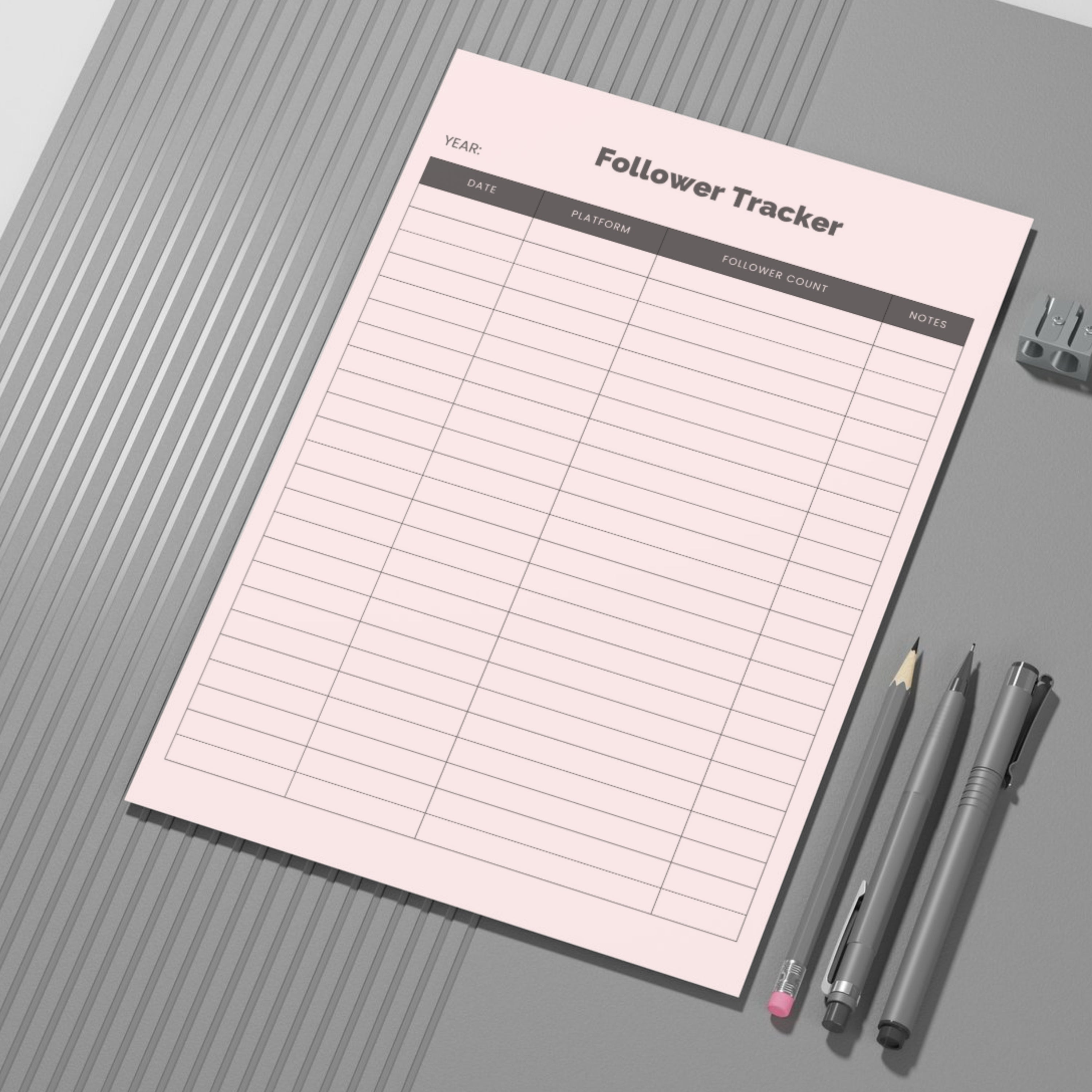 Follower Tracker PDF Paper