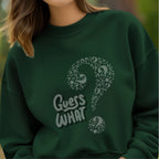 Guess What - Question Mark Mystery Intrigue Conversation Starter Statement Artwork