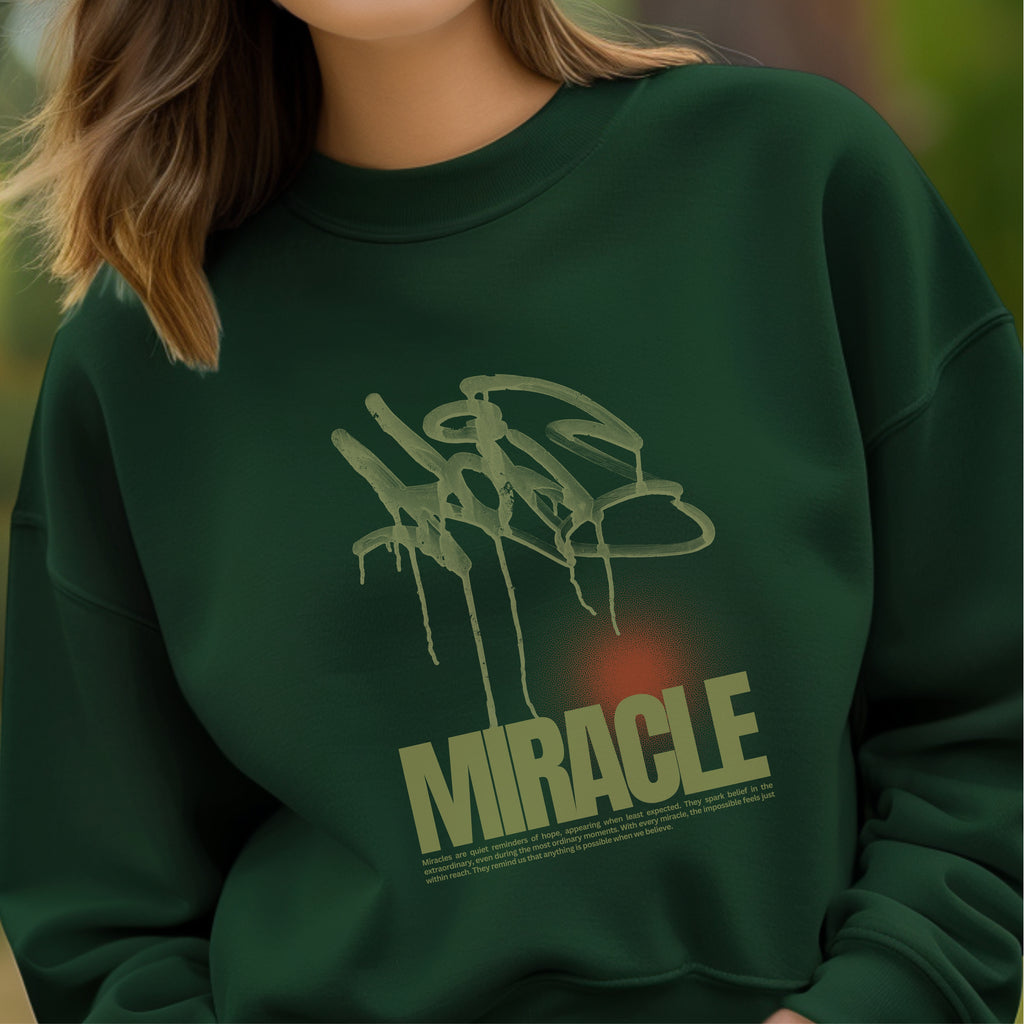 Miracle - Graffiti Hope Faith Extraordinary Belief Statement Artwork