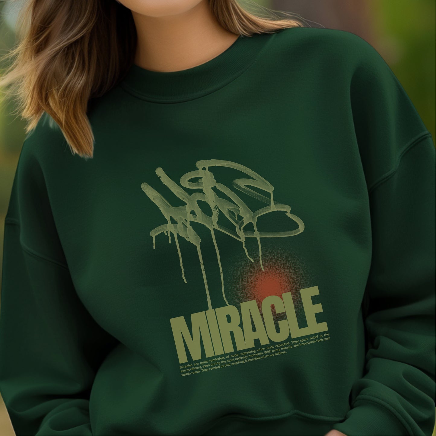 Miracle - Graffiti Hope Faith Extraordinary Belief Statement Artwork