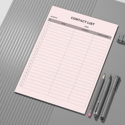 Contact List PDF Paper V1