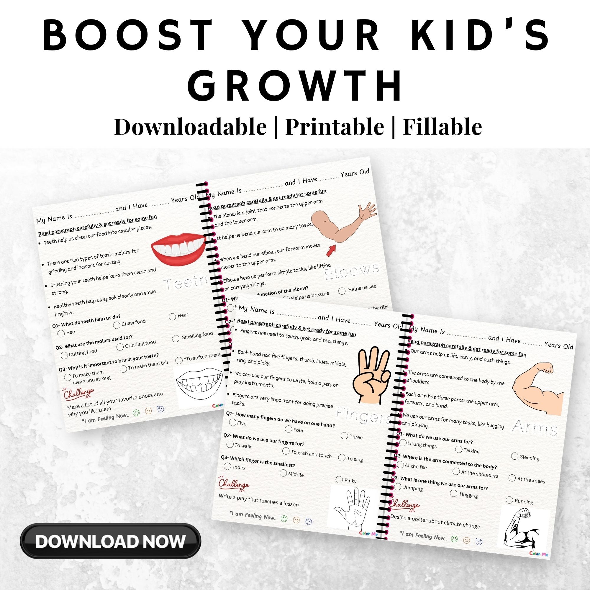 Learn About Body Parts