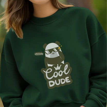 Cool Dude Awesome - Minimalist Cartoon Character Confidence Swagger Statement Artwork