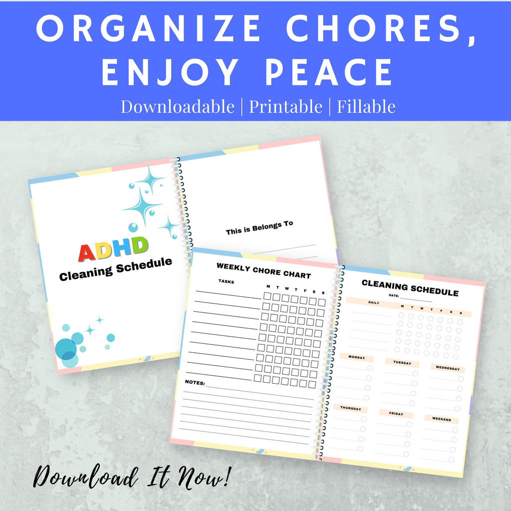 ADHD Cleanning Scheduler PDF
