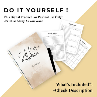 Self Care Planner Bundle