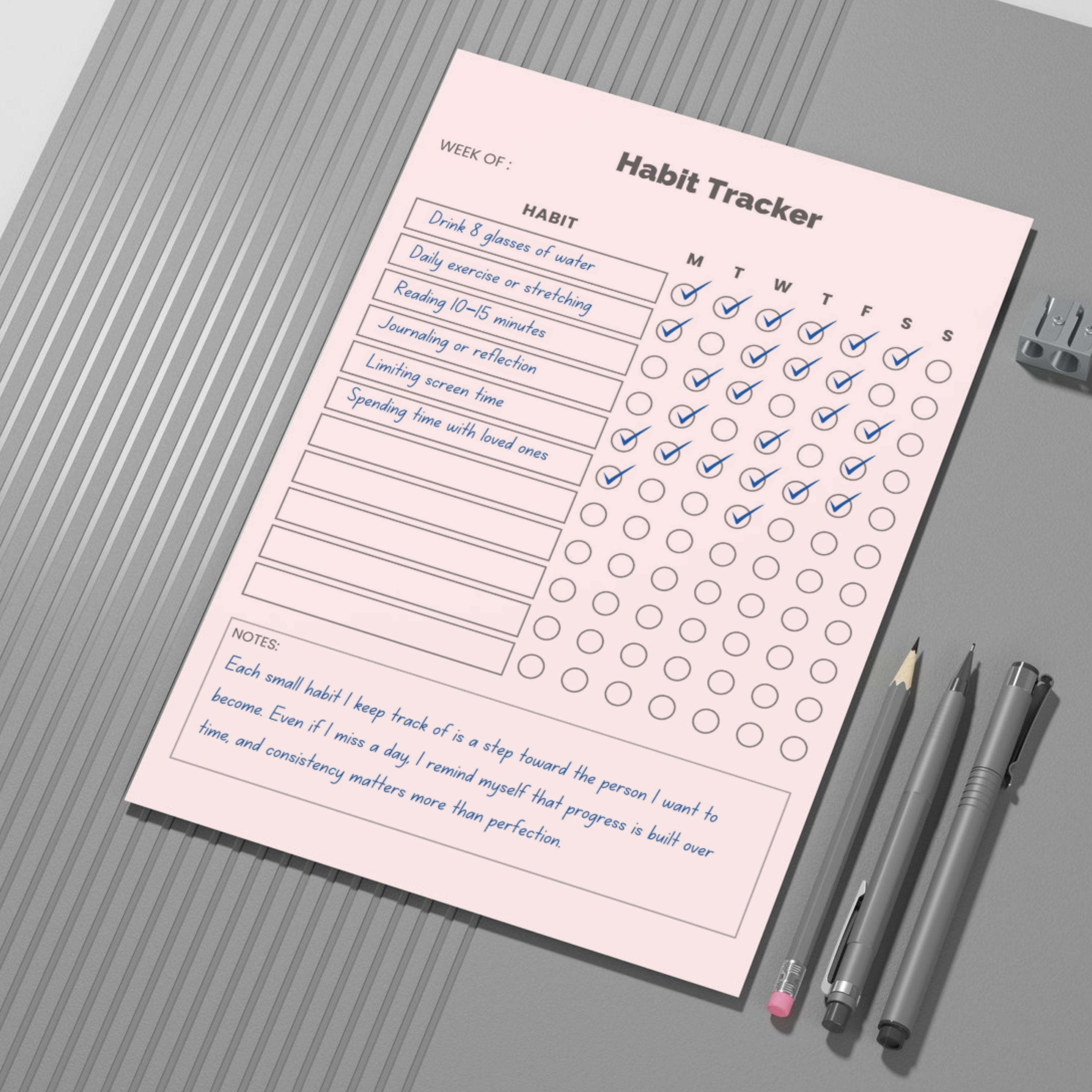 Personal Habit Tacker PDF V1