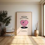 Self Love & Confidence - Empowering Heart Wall Art