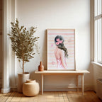 Graceful Elegance - Feminine Beauty & Flowers Wall Art