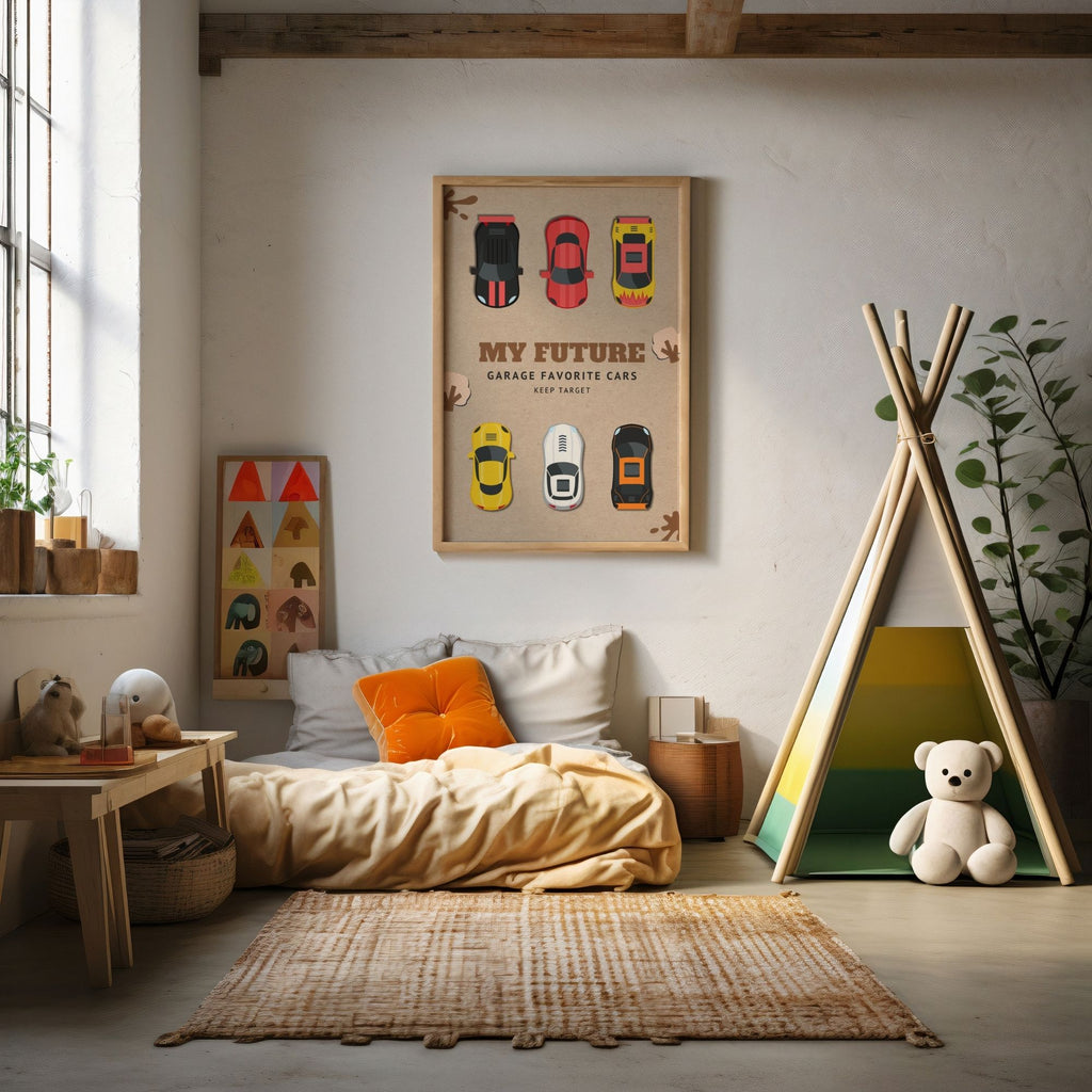 My Future Garage Favorite Cars Wall Art