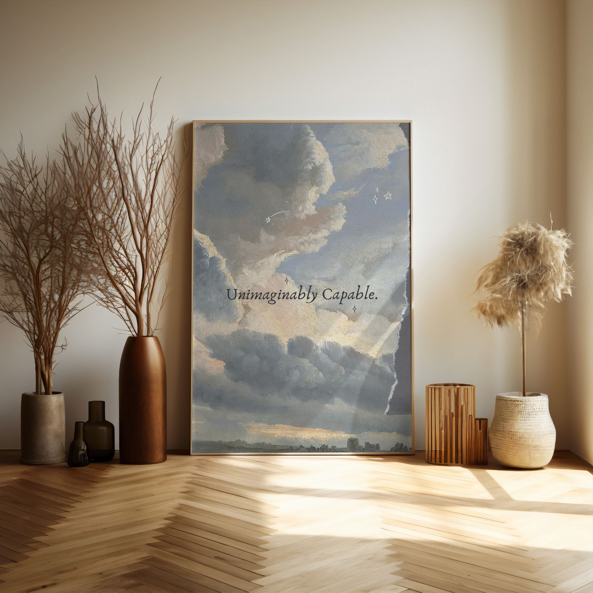 Unimaginably Capable Empowering Wall Art