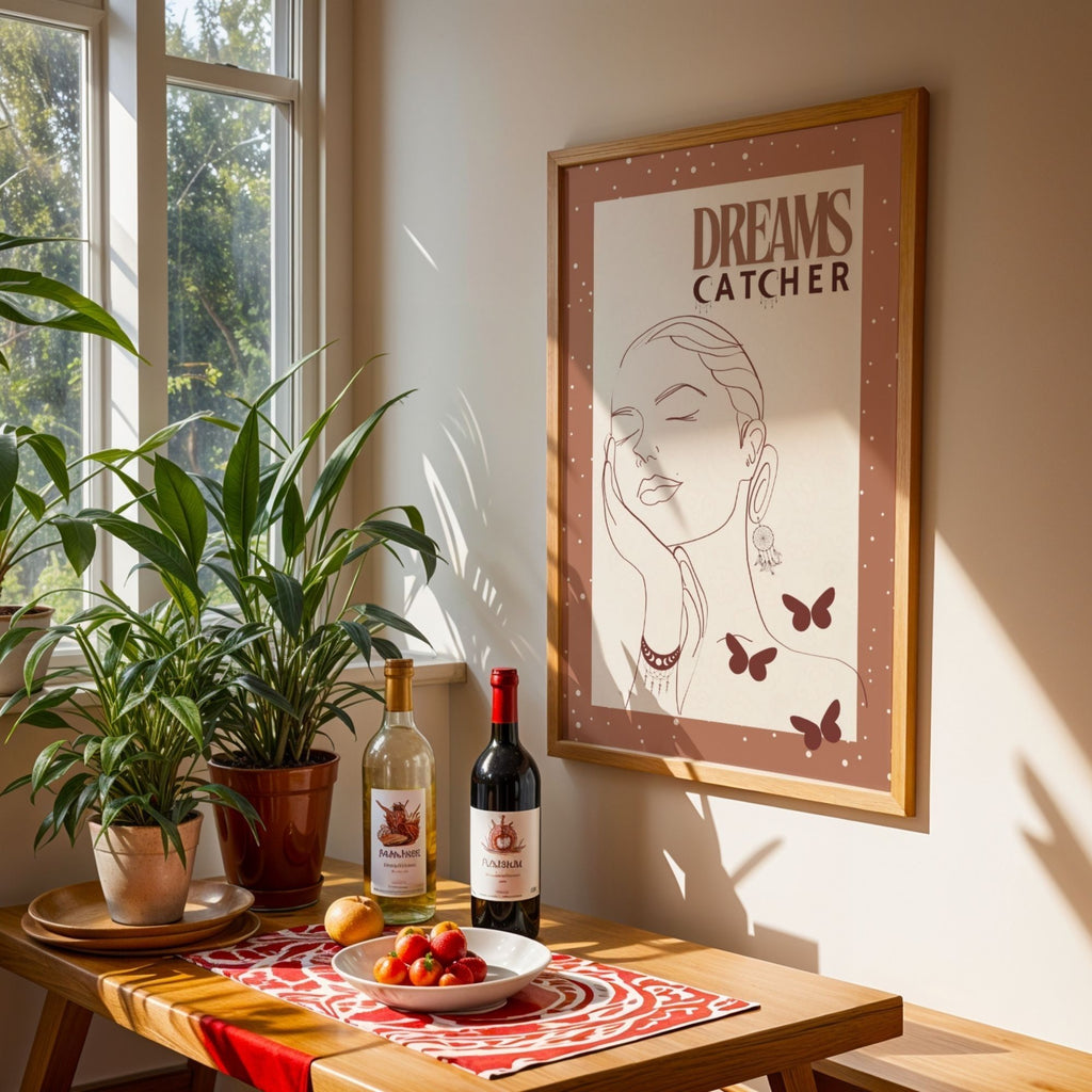 Dreams Catcher - Boho Feminine Empowerment Wall Art