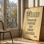 Time Defines Who We Are - Gothic Wisdom Wall Art