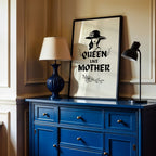 Queen Like Mother - Elegant Maternal Bond Wall Art