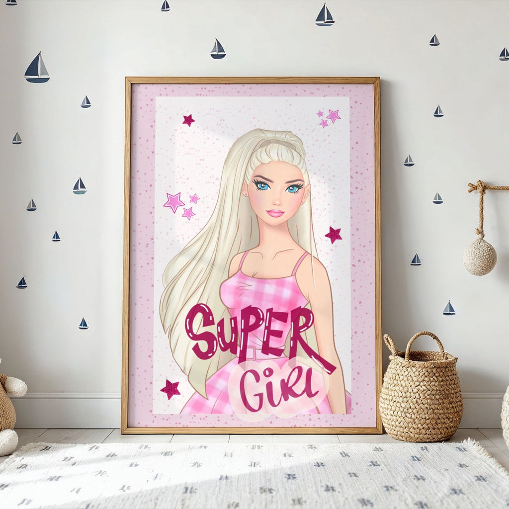 Super Girl Power - Glamorous Confidence Wall Art