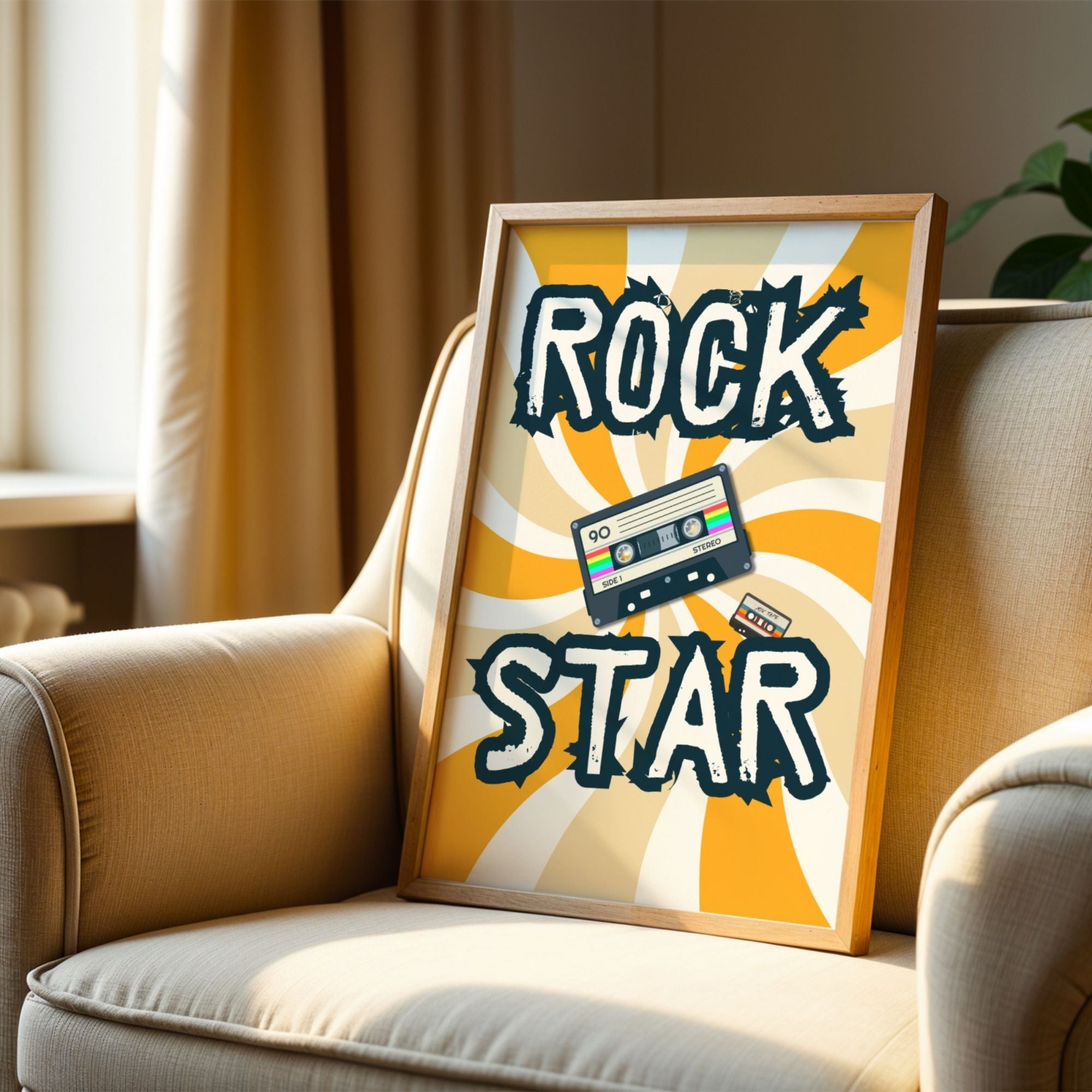 Rock Star Retro Wall Art