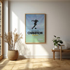 Upcoming Champion - Soccer Stadium Inspiration Wall Art