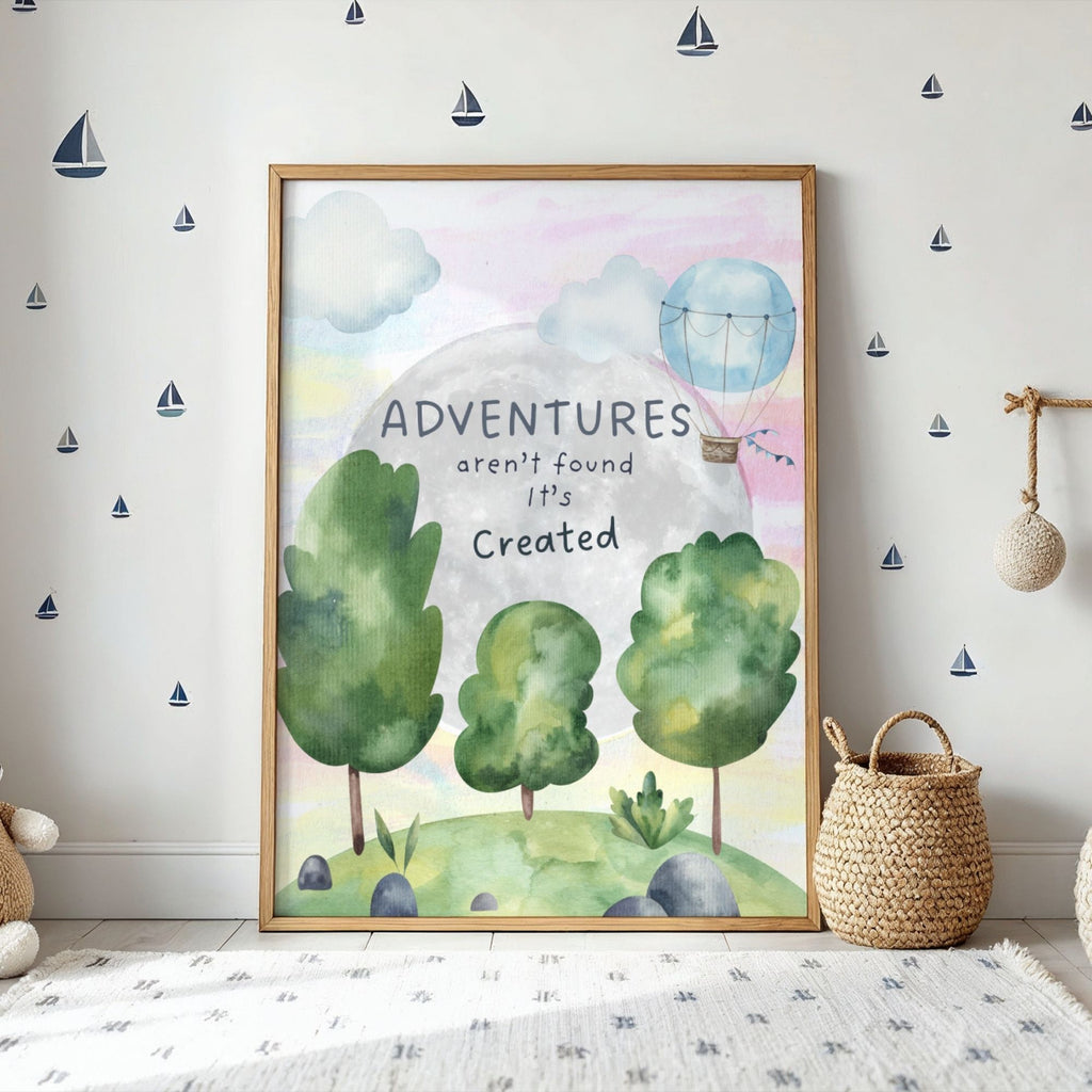Adventures Aren't Found It's Created Wall Art