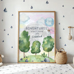 Adventures Aren't Found It's Created Wall Art