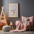 Always Recharged With Happy Thoughts - Positive Character Wall Art