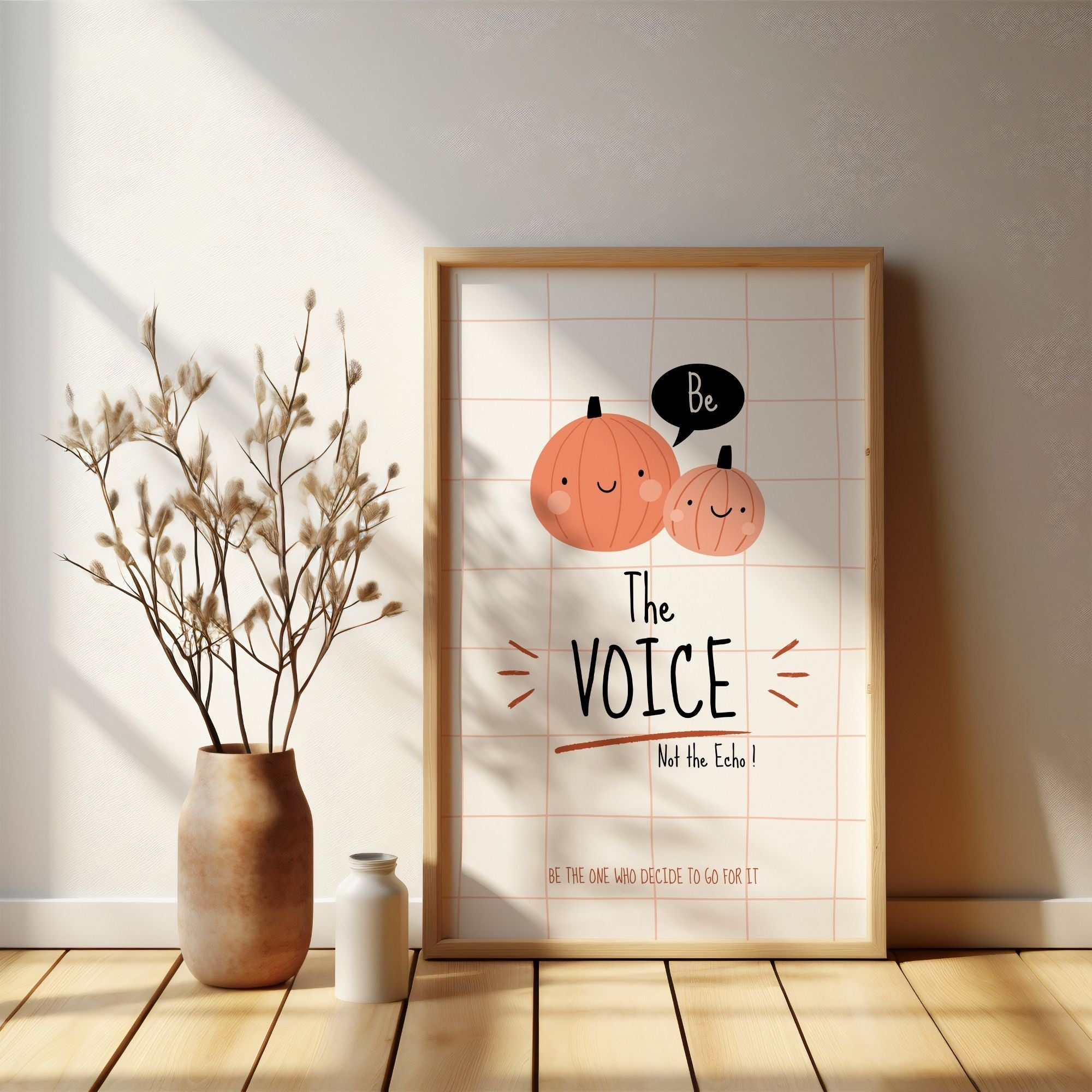 Be The Voice, Not The Echo - Empowerment Wall Art
