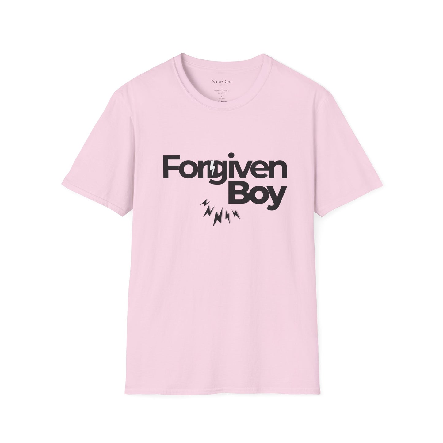 Forgiven Boy - Faith-Based Redemption Statement Artwork Tee