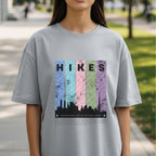Hikes Adventures Awaits Beyond Fears - Outdoor Exploration Travel Statement Artwork