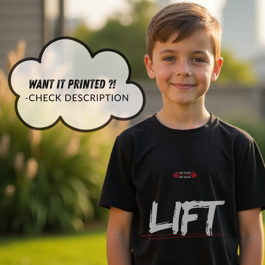 No Pain No Gain Fitness Motivation Statement Artwork