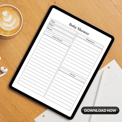Baby Shower Planner