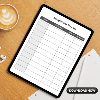 Assignment Tracker PDF